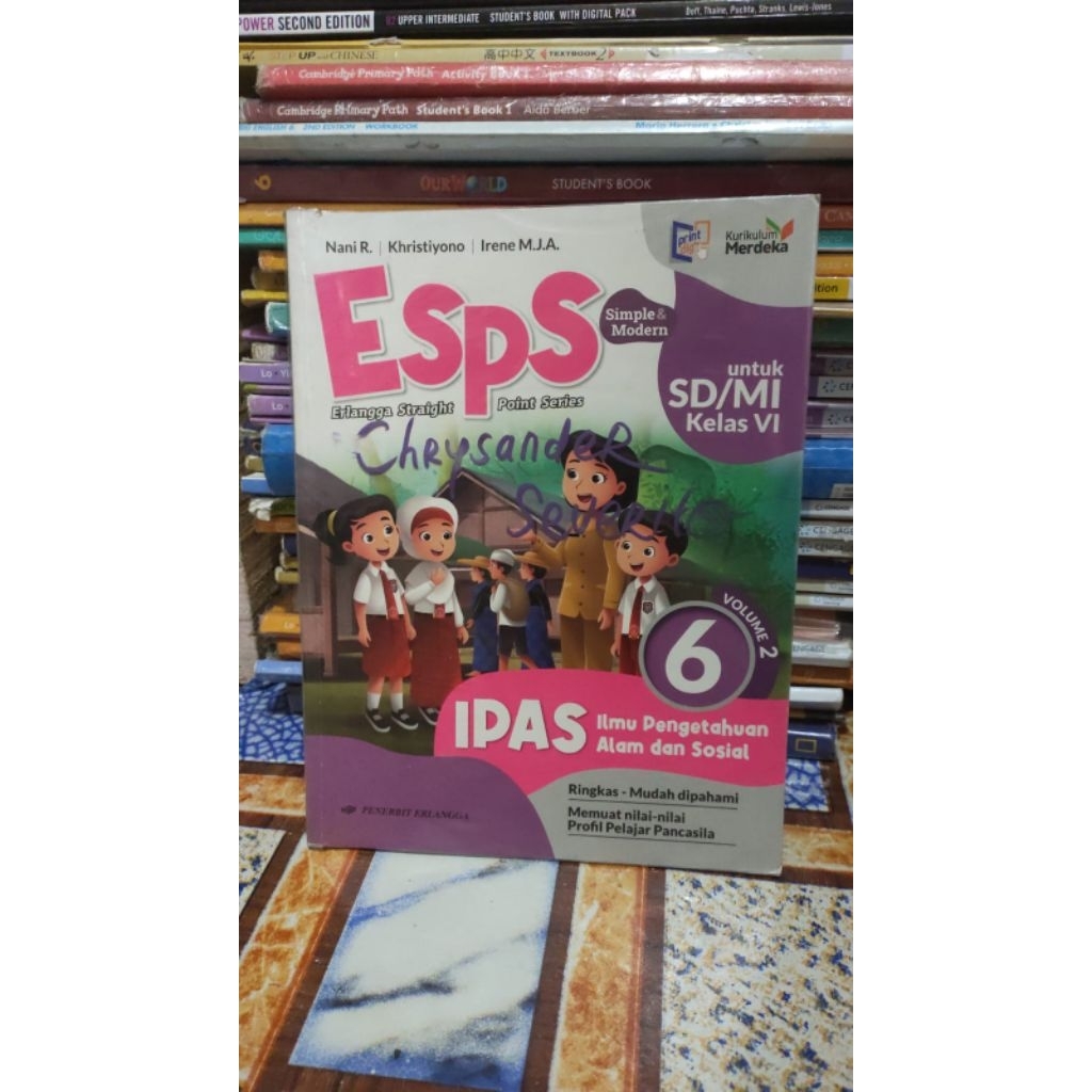 ESPS IPAS SD KELAS 6 ORI BEKAS