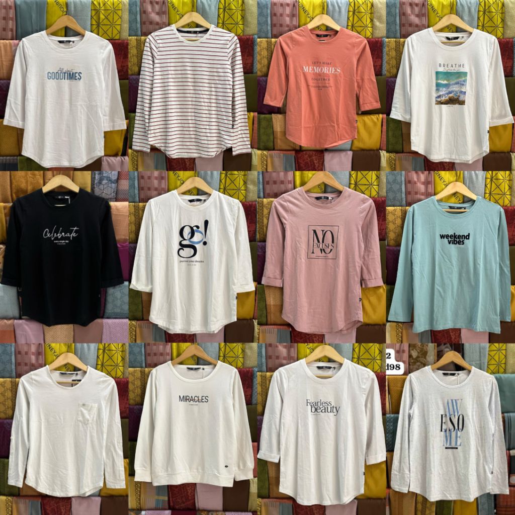 Kaos Motif Sablon - C2, Pakaian Wanita