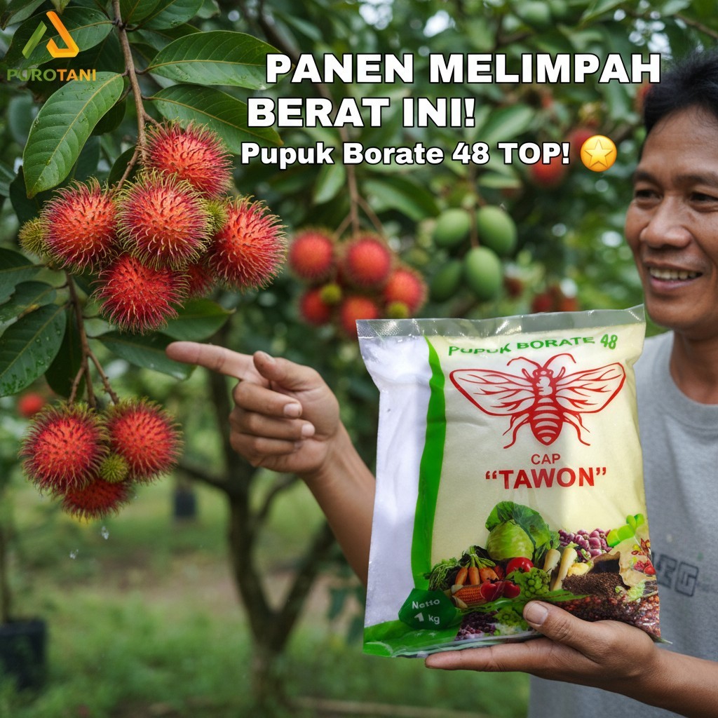 Pupuk Mikro Boron Borate 48 1KG