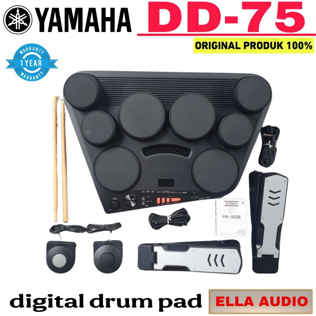 Yamaha DD75 DD-75 Drum Pad Percussion Digital Drum padDD 75