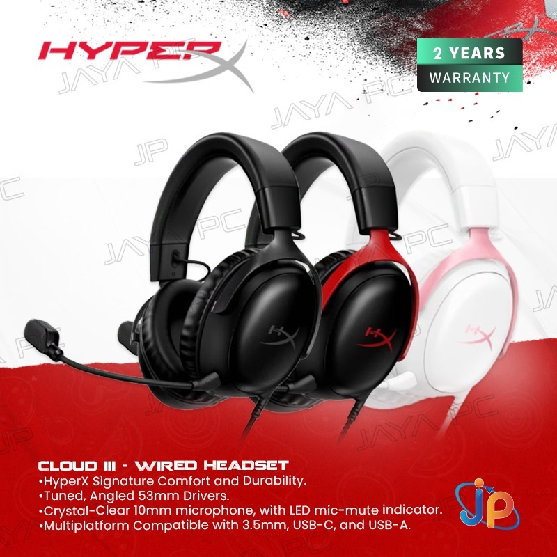 HyperX Cloud III Wired Gaming Headset