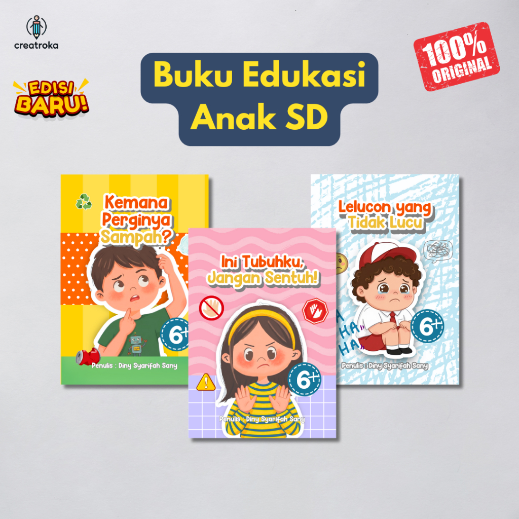 Buku Cerita Anak Bergambar Usia 6-10 Tahun Edukasi Anak SD