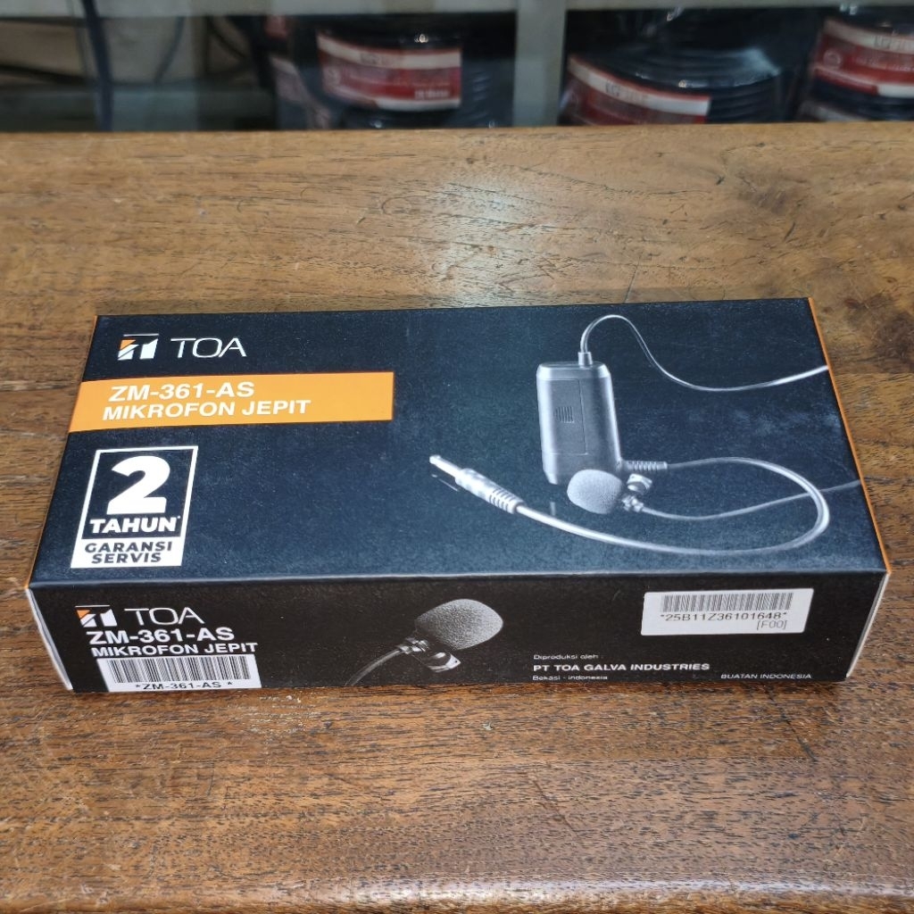 MIC Clip On TOA ZM-361-AS (Mic Jepit)