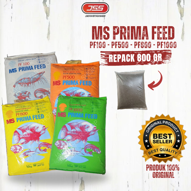 Pelet Ikan Pakan Benih PF 100 PF 500 PF 800 PF 1.000 800 gram