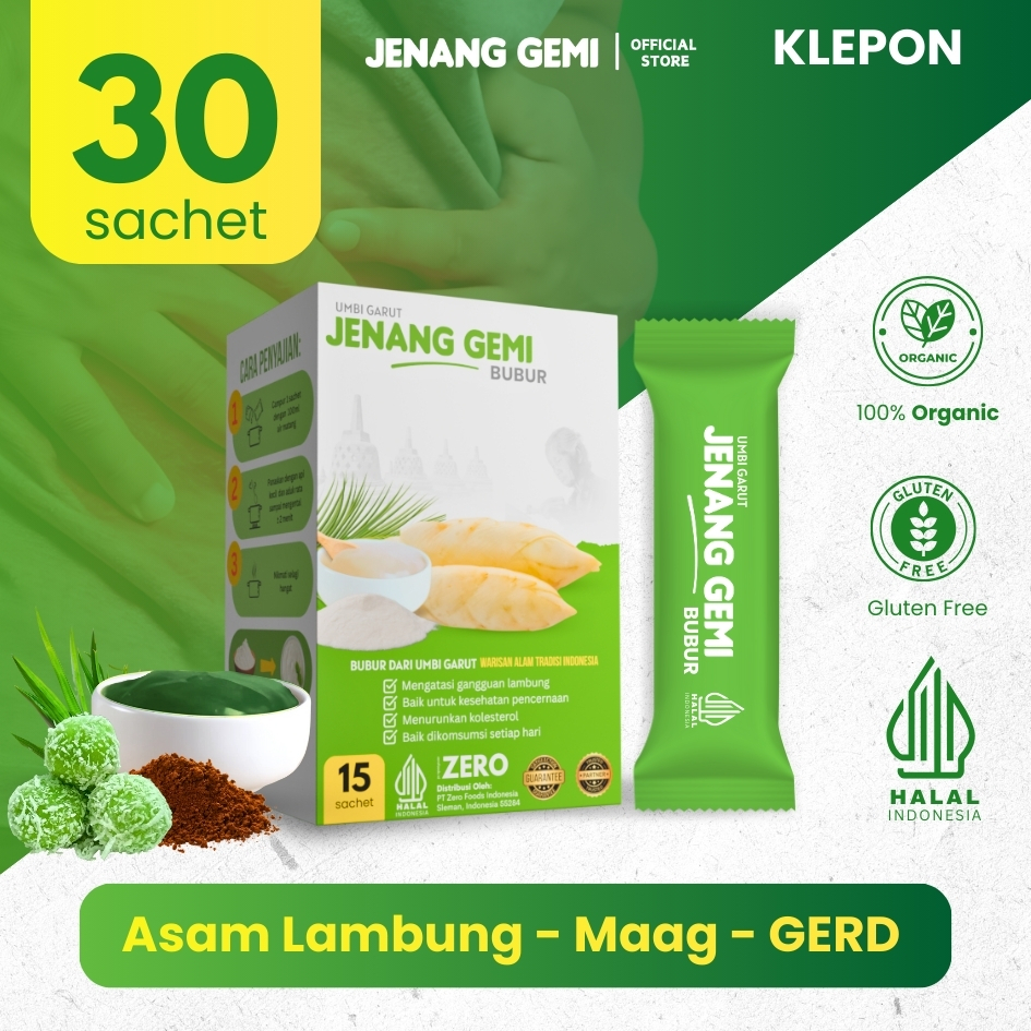 Jenang Gemi Isi 30 Sachet Rasa Klepon