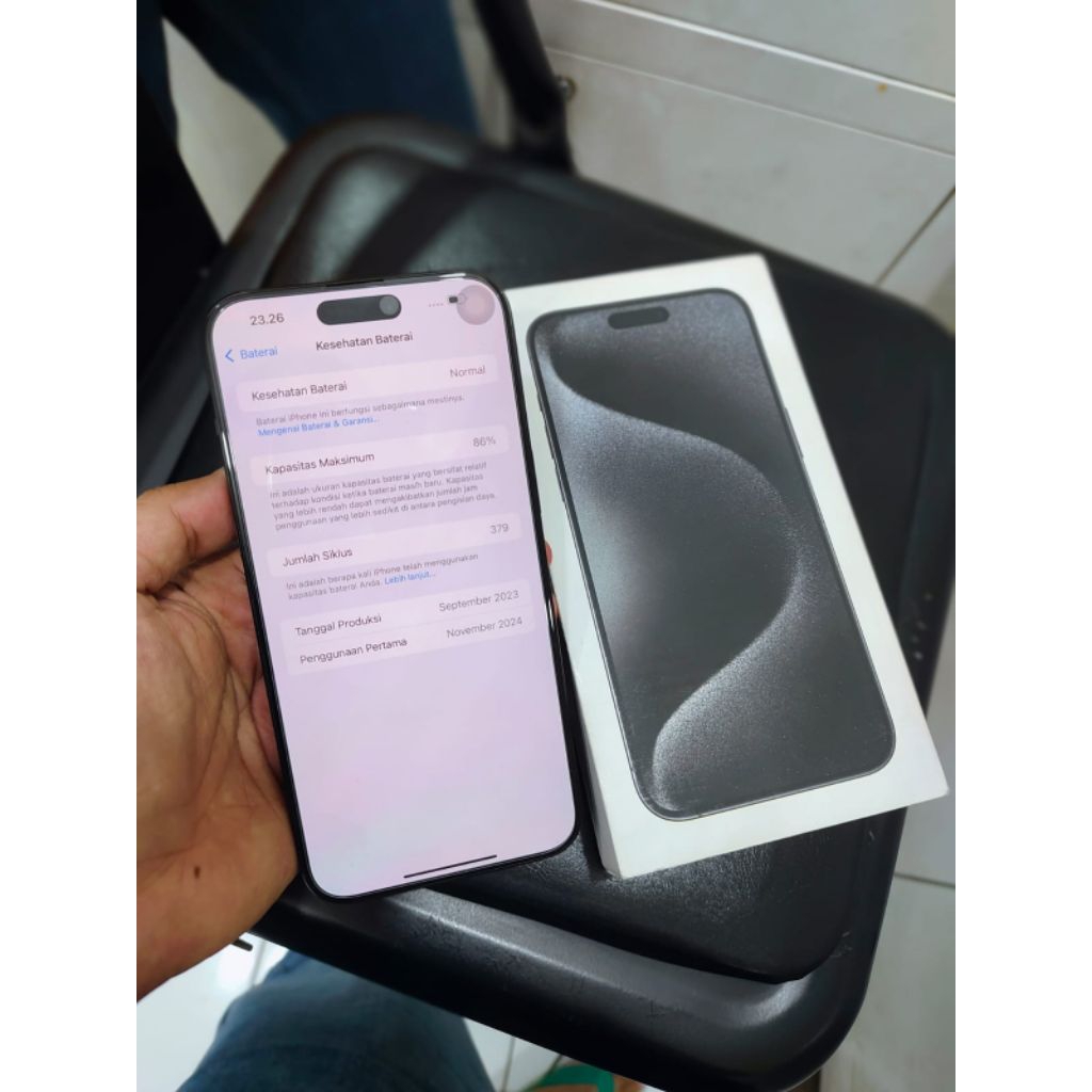 iphone 15 pro max 256gb iBox Second