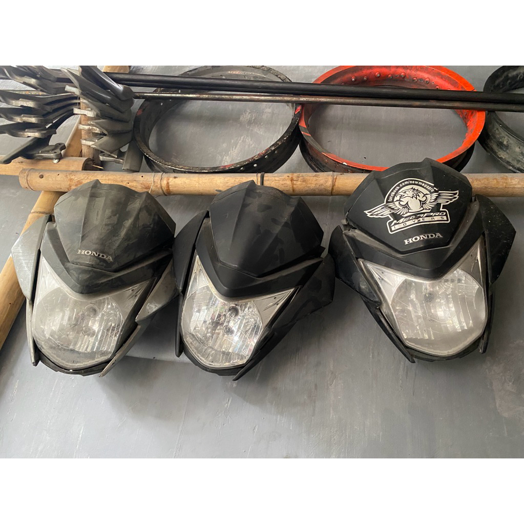 headlamp megapro new mono