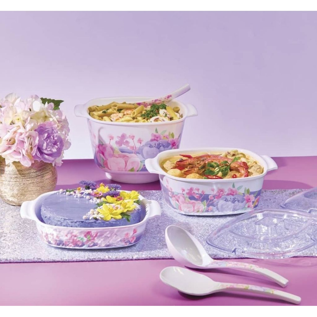 Violetta Melamine Server Tupperware - 2 L