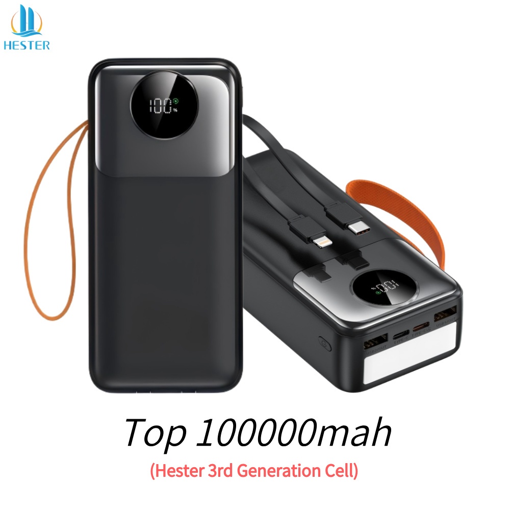 GNM powerbank 100000mah Power Bank Robot 100000mah 3 Inptut 3 Output Led Power Display 2.1A Power Ba