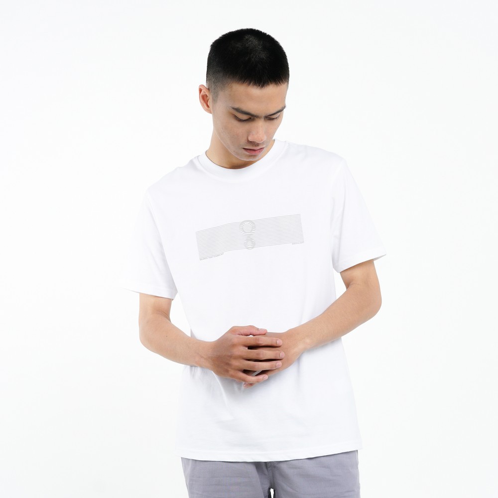 Greenlight Kaos Pria Lengan Pendek putih Katun Tycho C050126
