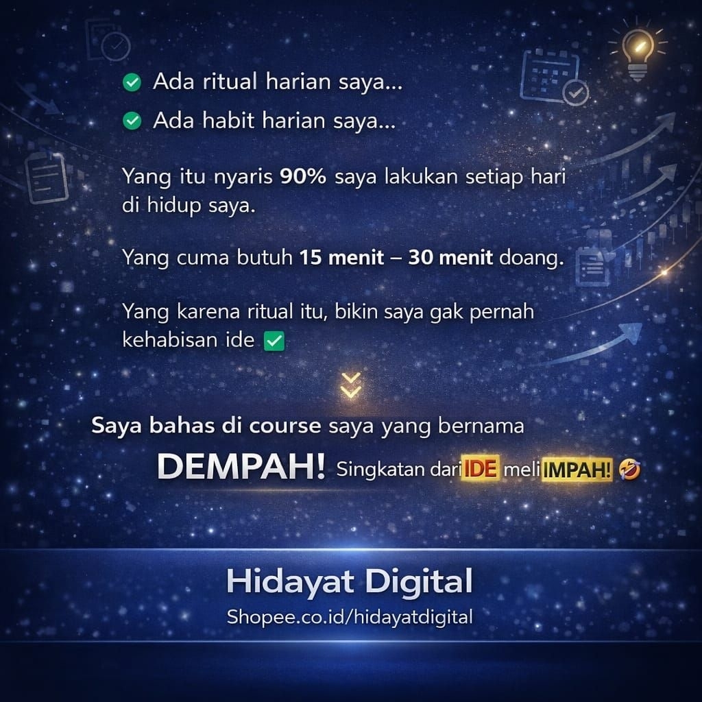 ( LIFETIME ACCESS ) DEMPAH - Ide Melimpah DIGITAL MARKETING TOKO ONLINE INTERNET PELUANG USAHA TOOL 