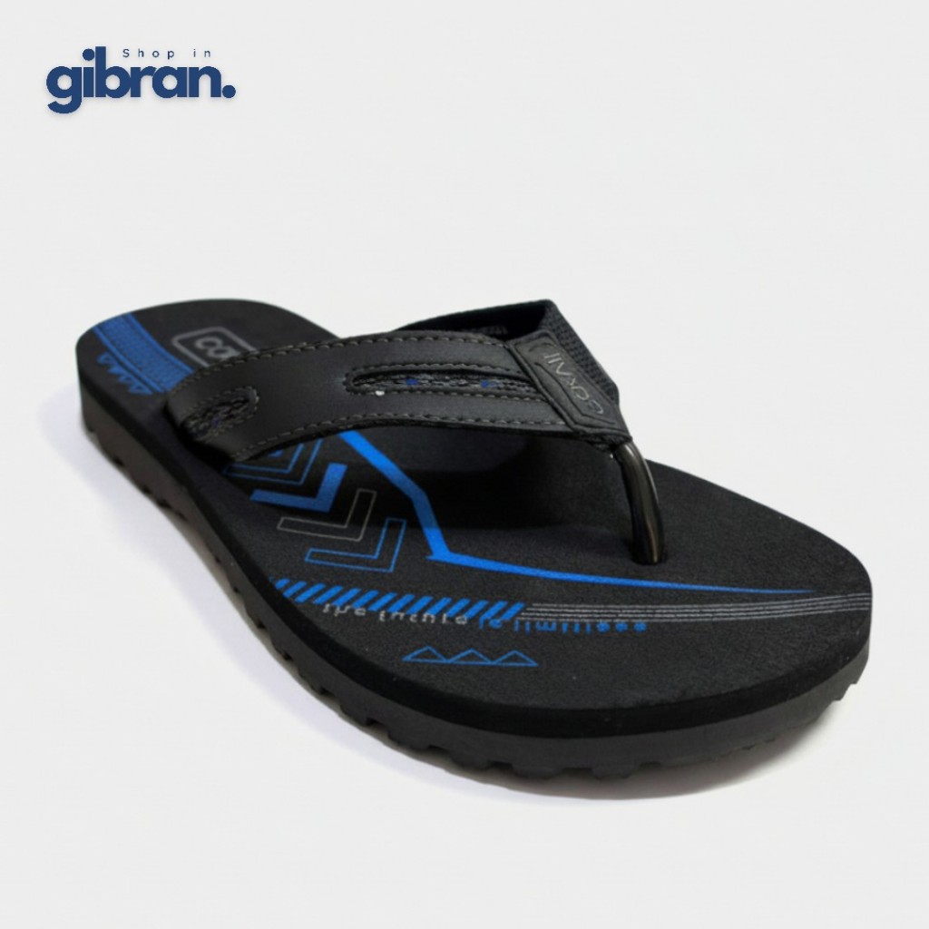 CARVIL Sandal Sendal jepit Karet Spon Laki Laki Dewasa Remaja Kekinian