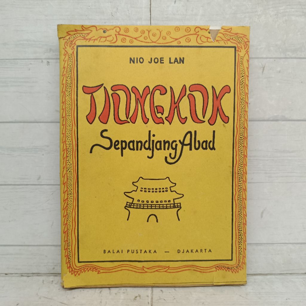 Buku Nio joe Lan Tiongkok Sepandjang Abad softcover
