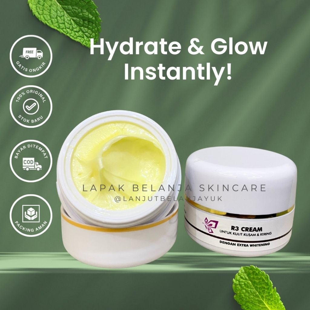 [STIKER BARU] krim malam R3 cream