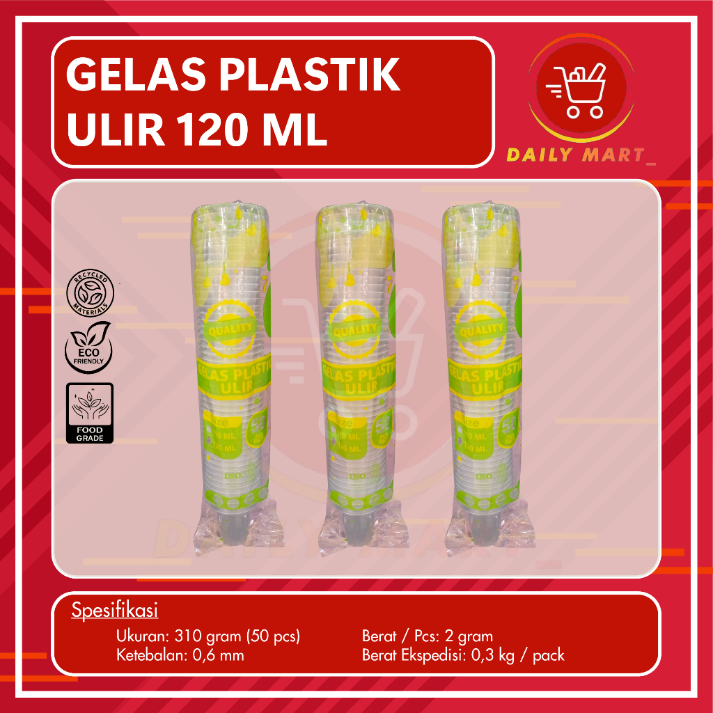 Gelas Plastik Eskrim Jagung Jasuke Cup Ulir 120ml @50pcs