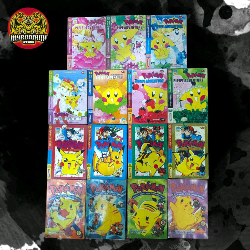 PAKET KOMIK POKEMON SERIES FULL SET