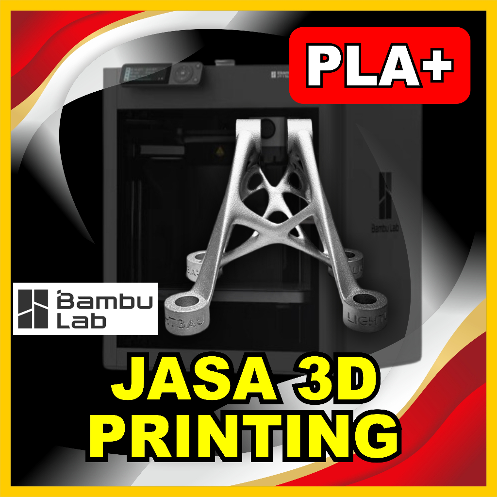 CETAK 3D PRINTING / OBJEK 3D/ 3 DIMENSI BAHAN PLA+ Jasa 3D Printing Custom | Cetak 3D PLA PETG | Pro