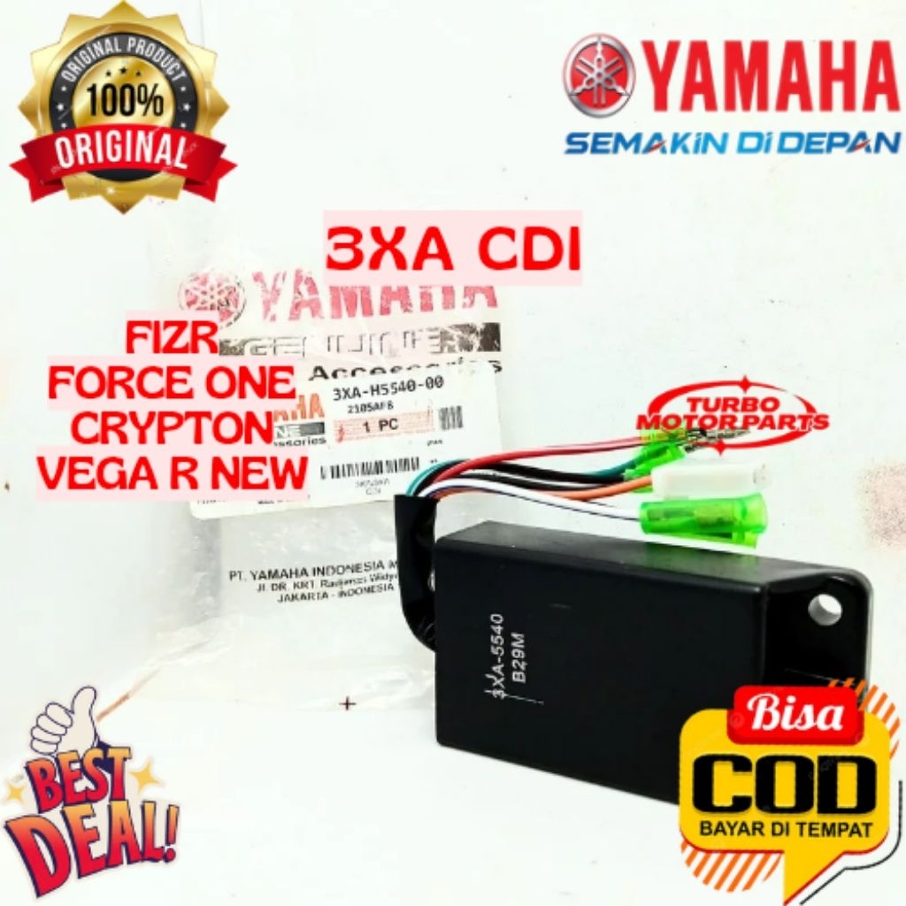 CDI ORIGINAL YAMAHA KODE 3XA, CDI FIZR, CDI CRYPTON, CDI FORCE ONE, CDI VEGA R NEW