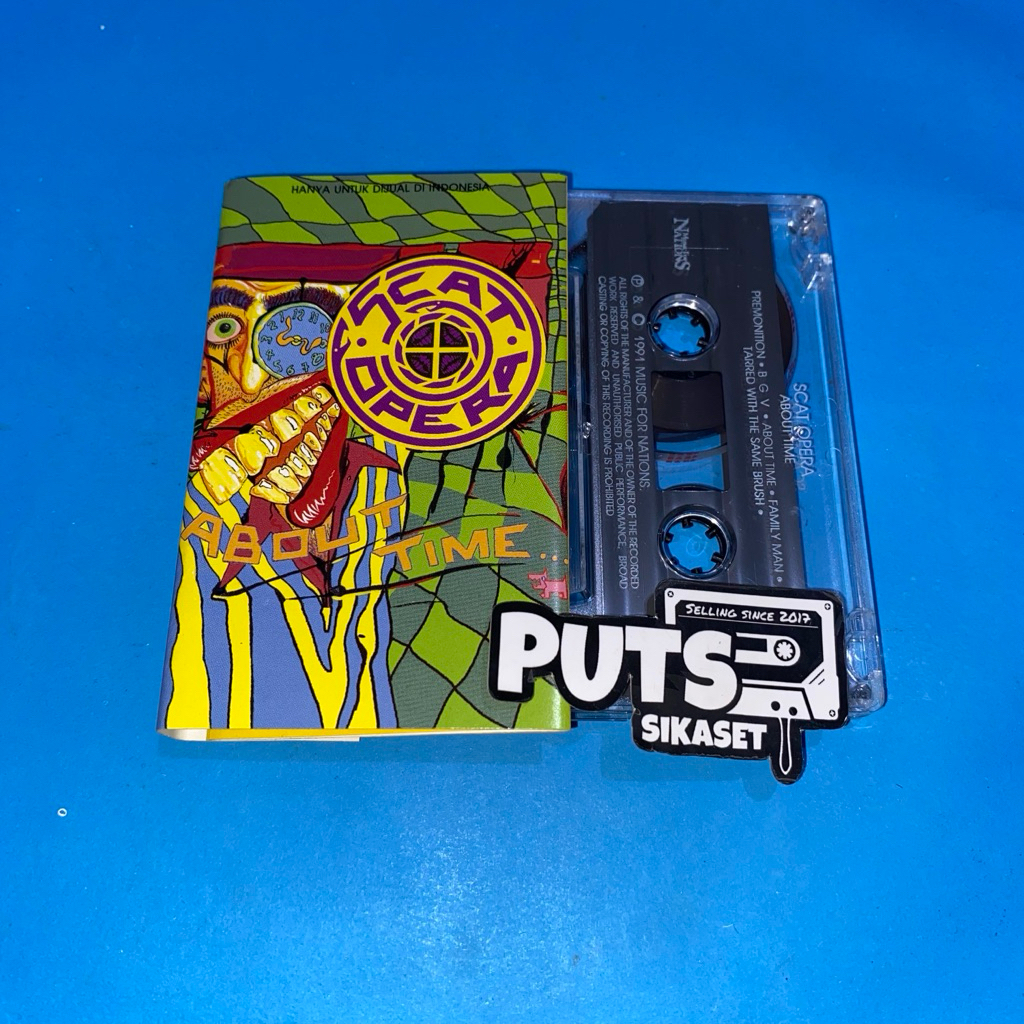 kaset pita Scat Opera - About Time, ORIGINAL Kaset Tape, Kaset Jadul, Kaset Lawas
