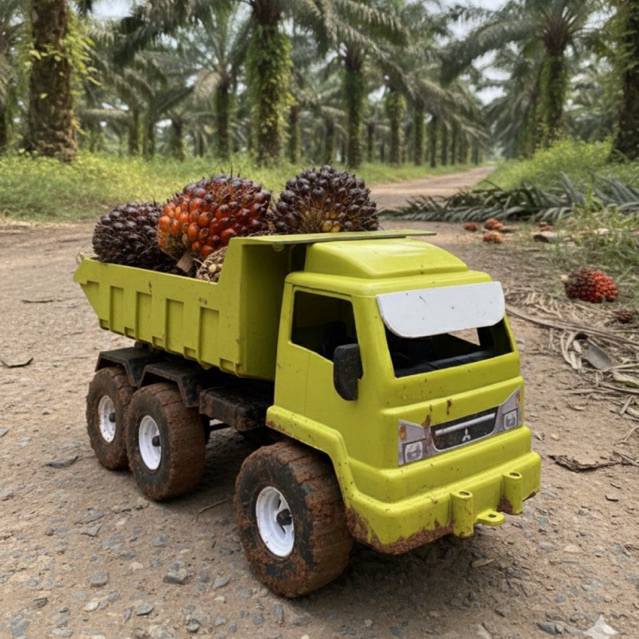 Mainan Truk Plastik Canter