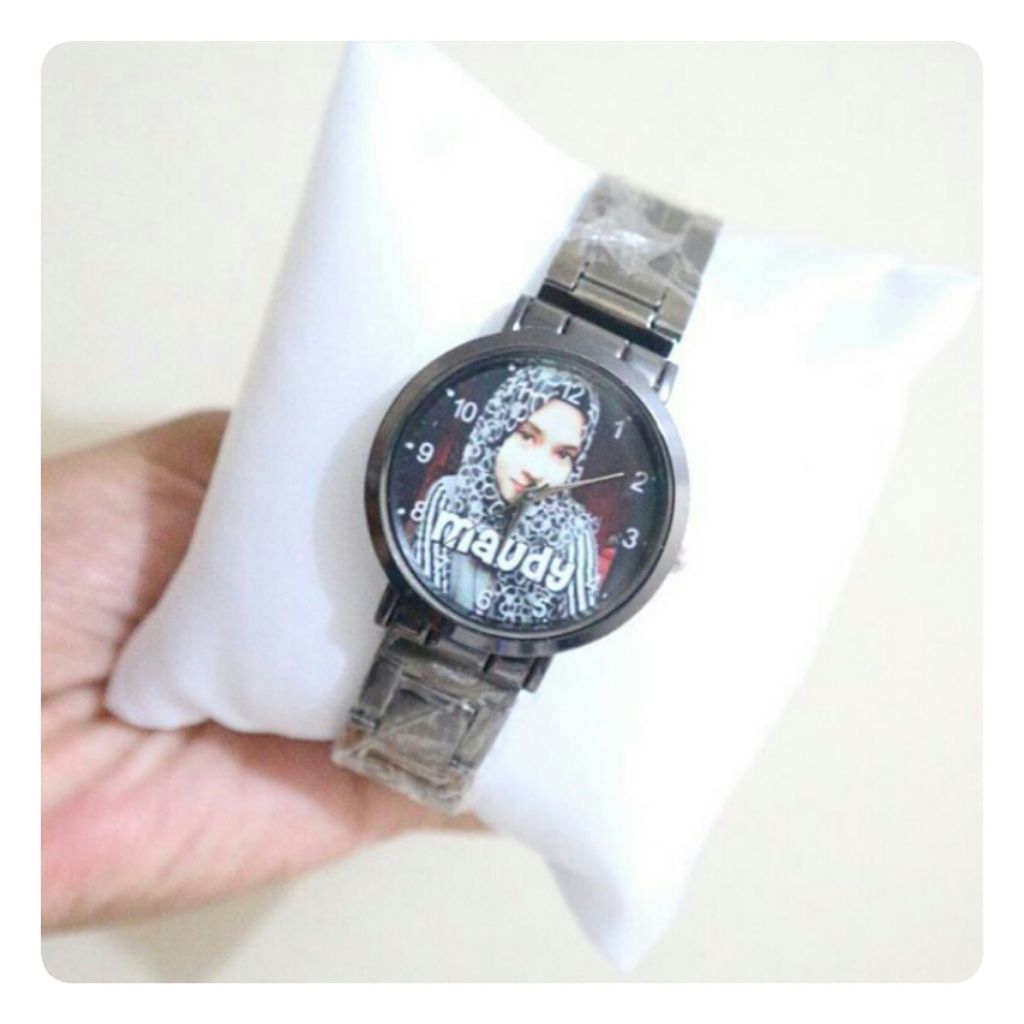 Jam Tangan Custom Foto Nama | Jam Couple Custom | Kado Unik & Eksklusif