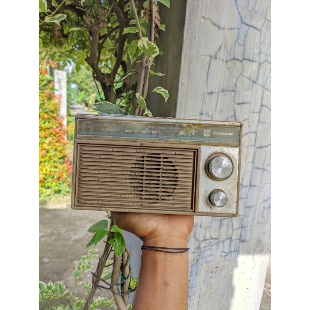 radio cawang jadul (display only)