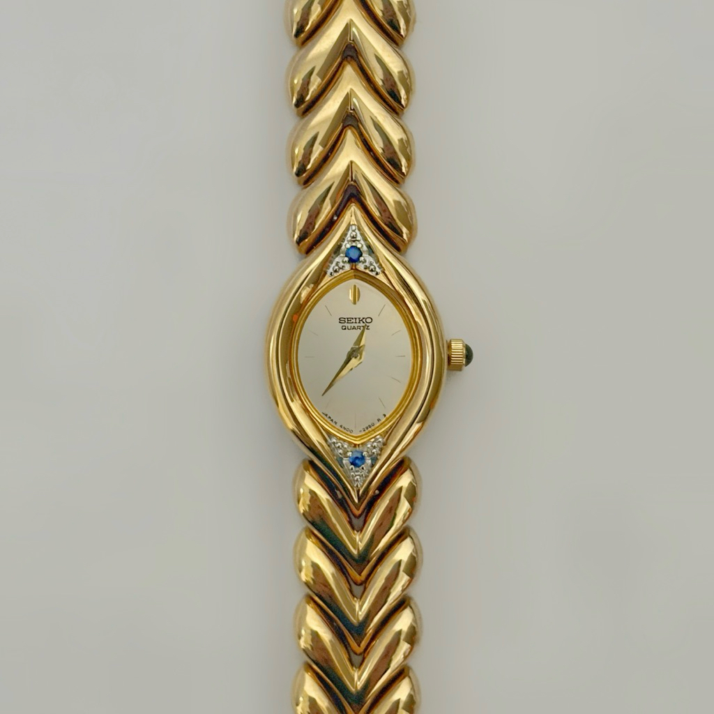 SEIKO Blue Sapphire Gold