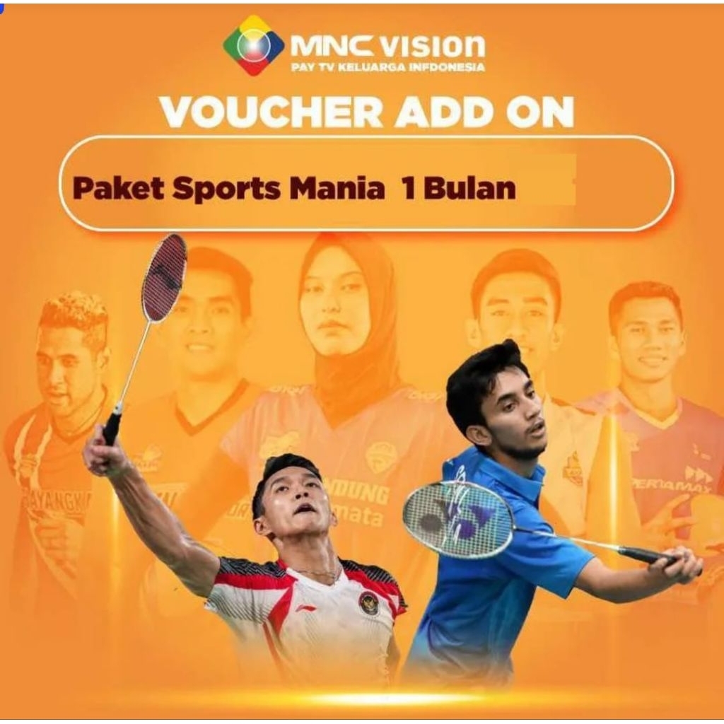 Voucher Paket Add On Jawara MNC Vision Sportmania 30 Hari