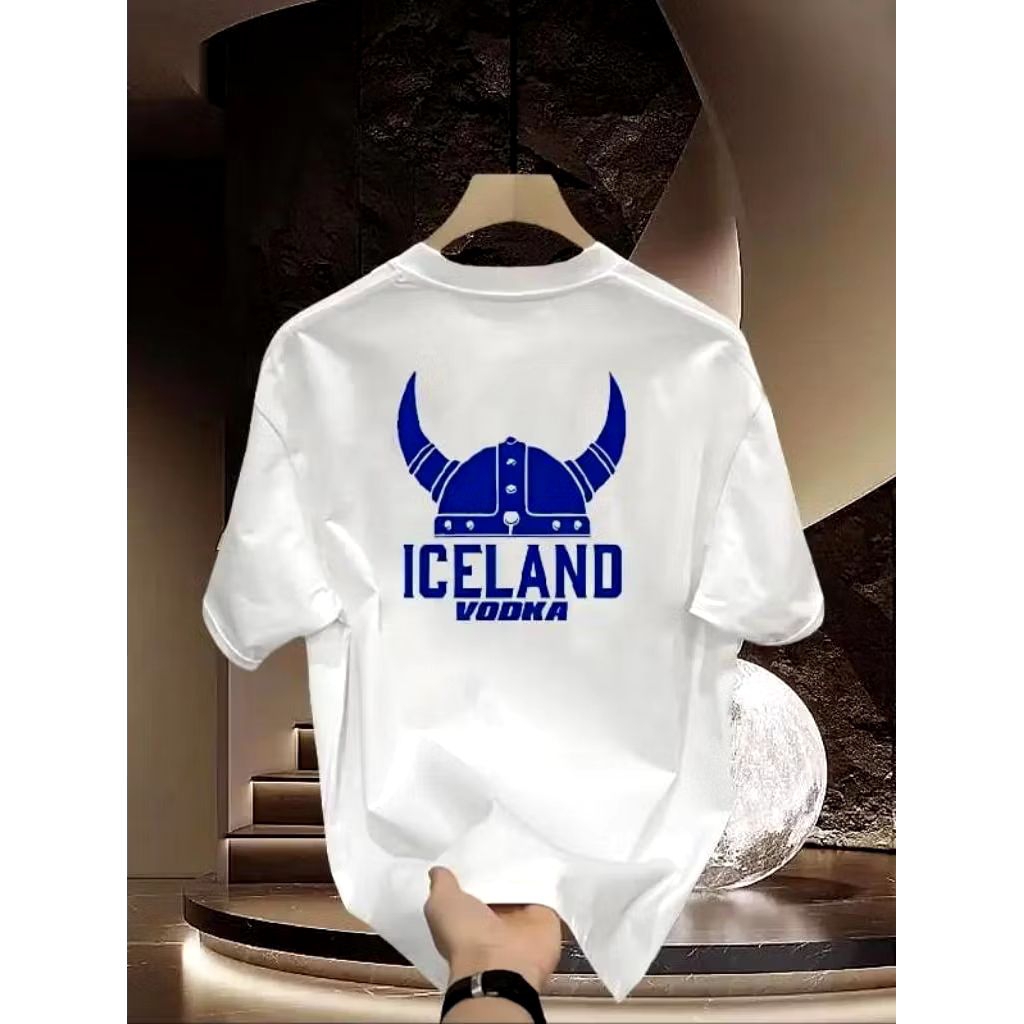 Kaos Iceland Vodka / Baju Distro Iceland Vodka / Kaos Pria Dan Wanita Cotton Combed 24s