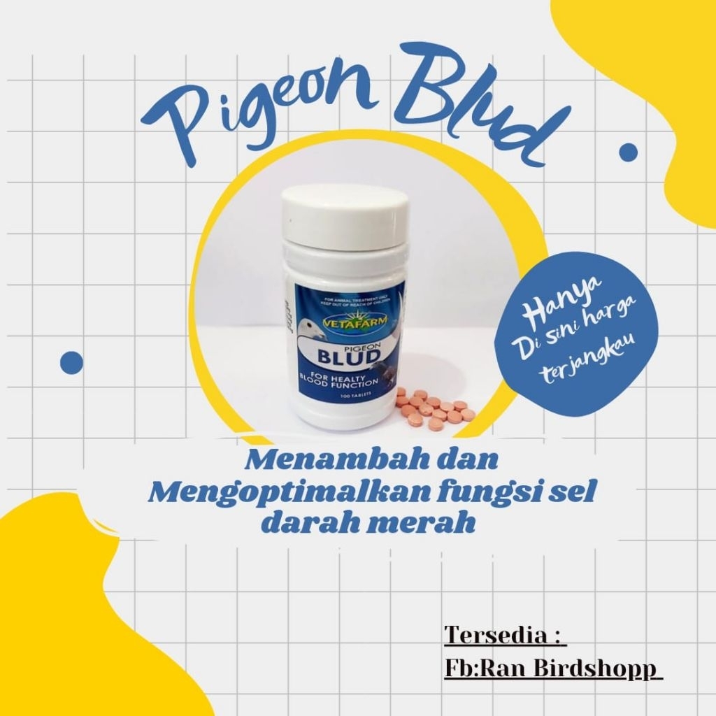 Blud vetafarm jual per butir original asli100%