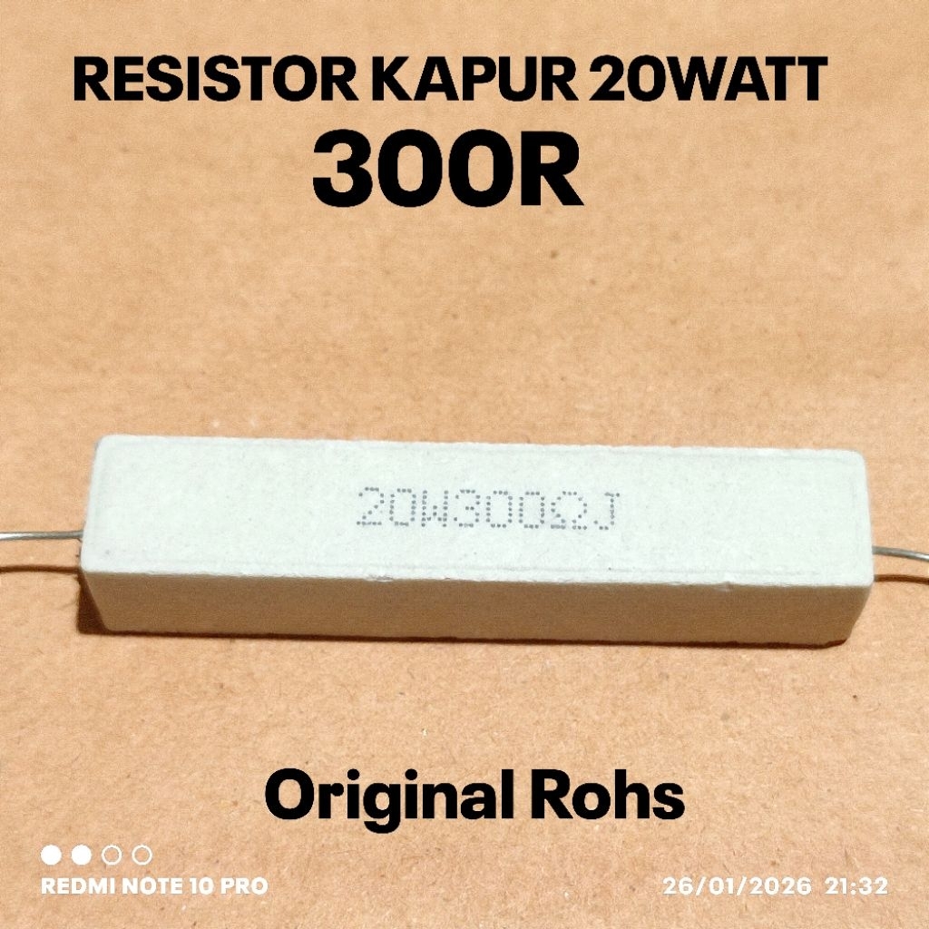 RESISTOR 20W 20WATT 300 300R OHM ROHS