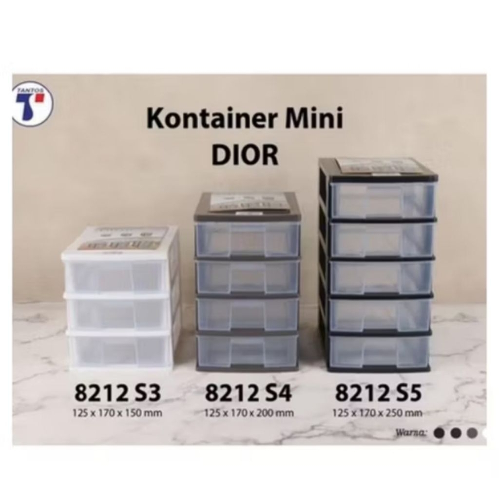Laci Mini KECIL / Kontainer Mini DIOR / Rak kosmetik / Tantos
