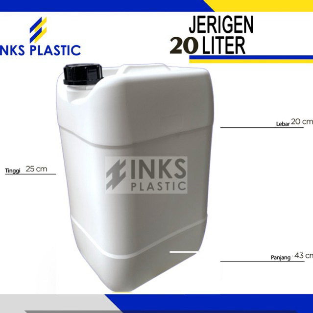 JERIGEN 20 LITER PUTIH SUSU