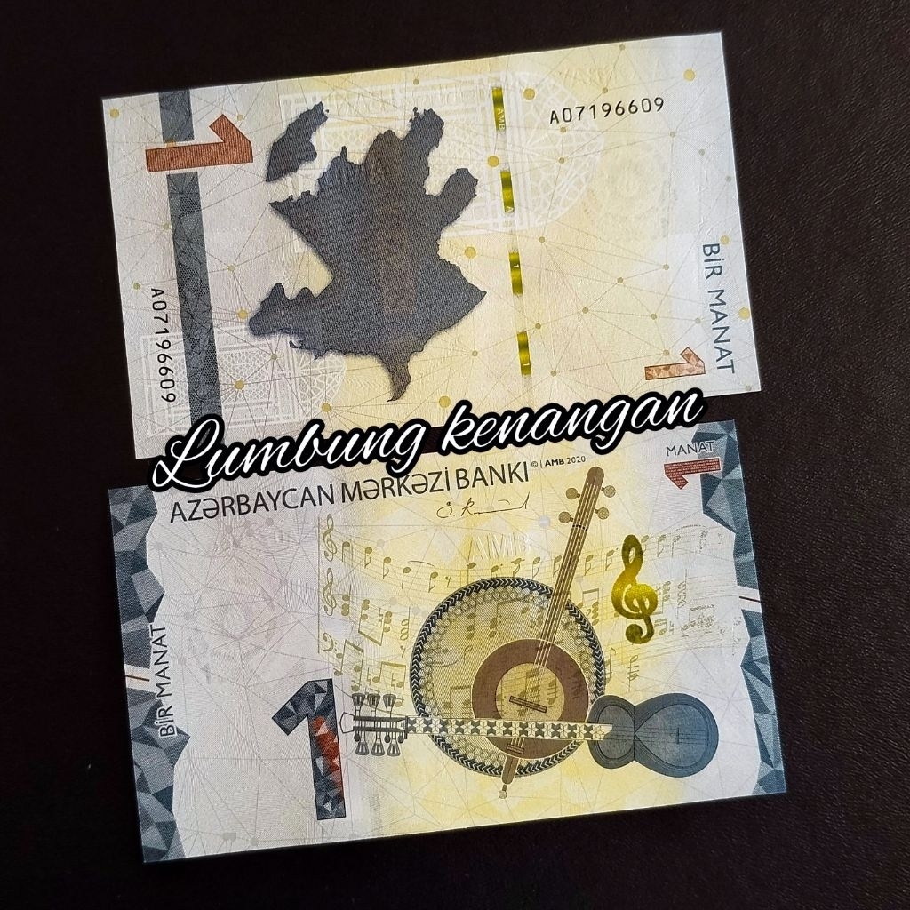 uang asing Azerbaijan 1 Manat
