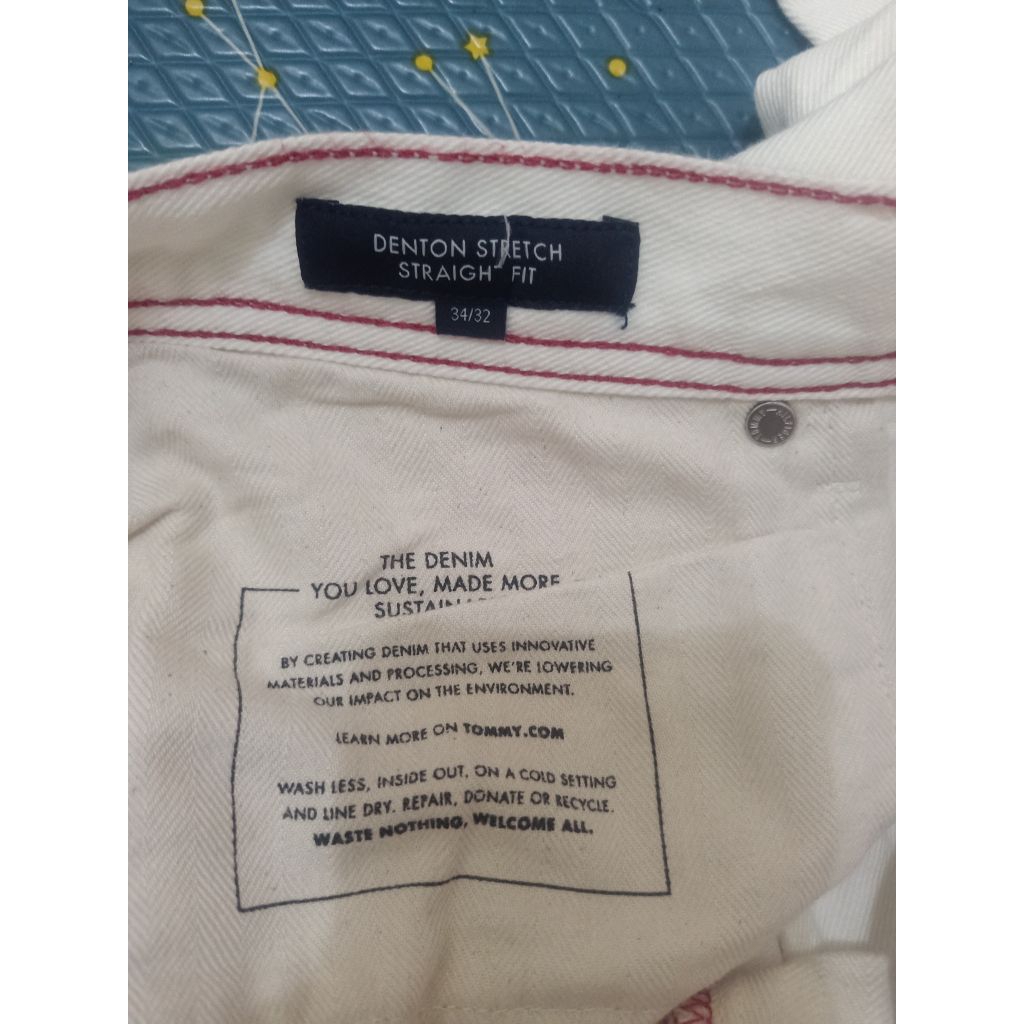 celana jeans tommy putih