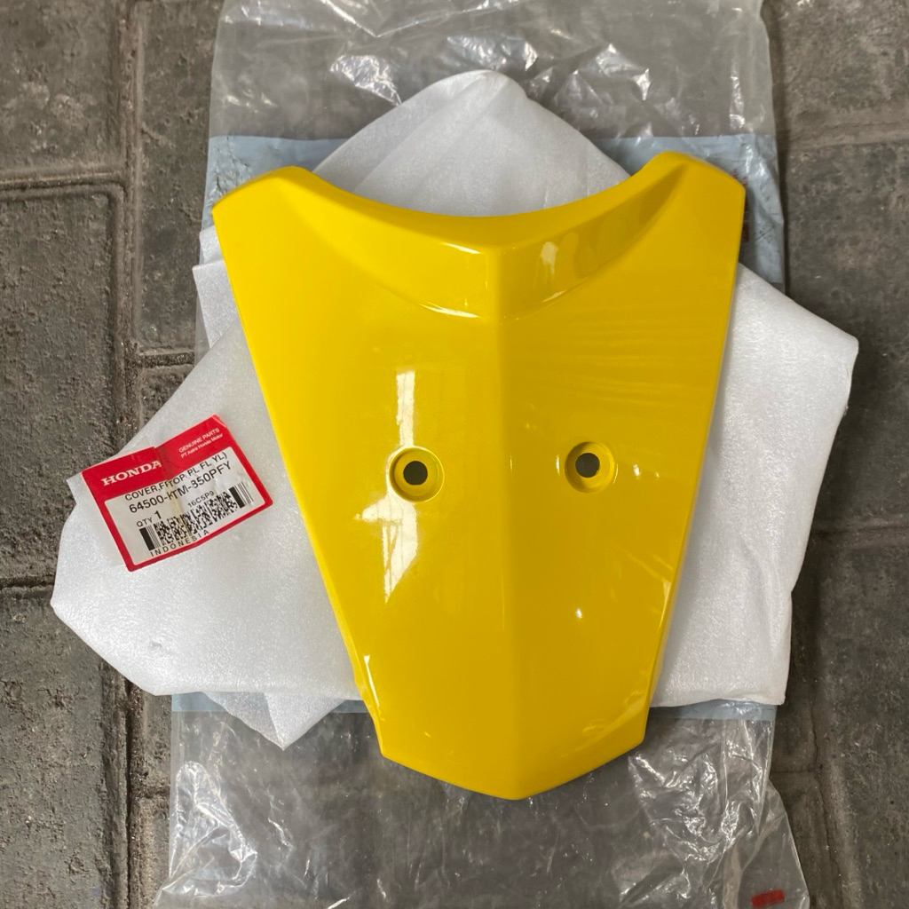 64500 KTM 850PFY COVER DASI DEPAN SUPRA X125 KUNING ORIGINAL AHM