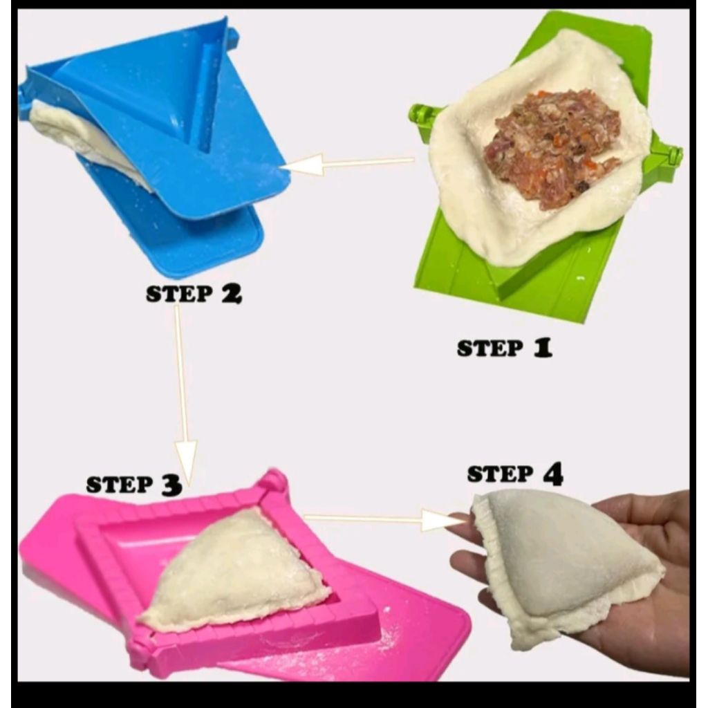 Cetakan pastel segitiga / cetakan cireng isi bentuk segitiga