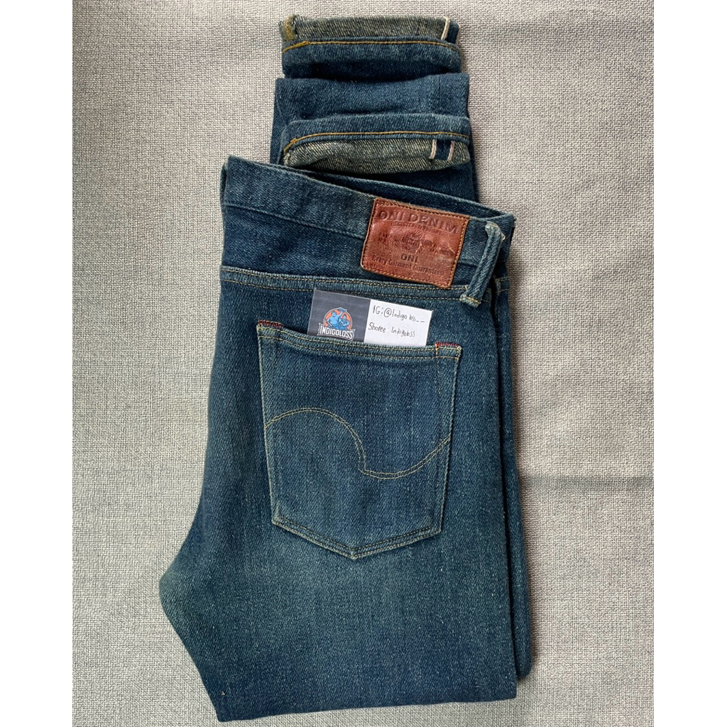 Oni Denim [ONI-176ZR-S] Shin Secret Denim Selvedge Denim Jeans not Momotaro Iron heart Evisu