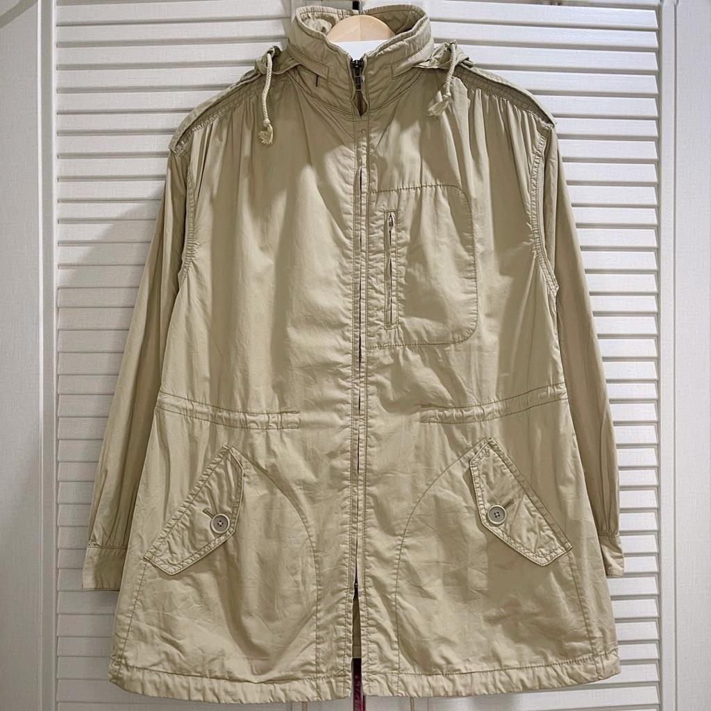 Uniqlo - Field / M-65 Parka Jacket  - Beige - Size M fit L