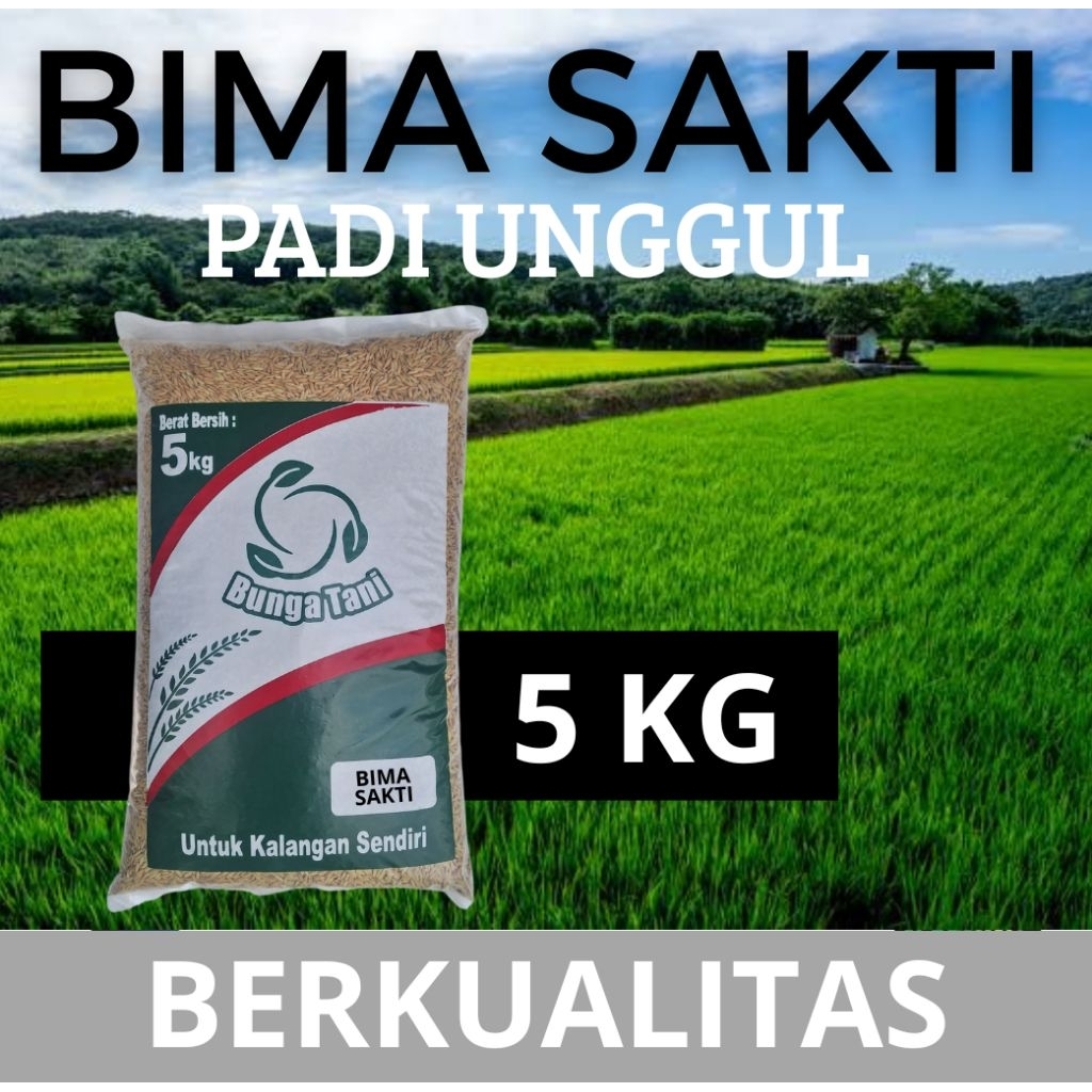 benih padi BIMA SAKTI kemasan 5kg