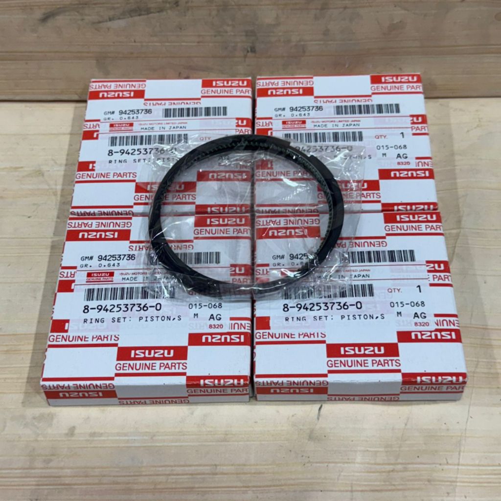 RING SEHER SET PISTON SEKER RING SET ISUZU PANTHER 2.3 C223 4PCS OEM