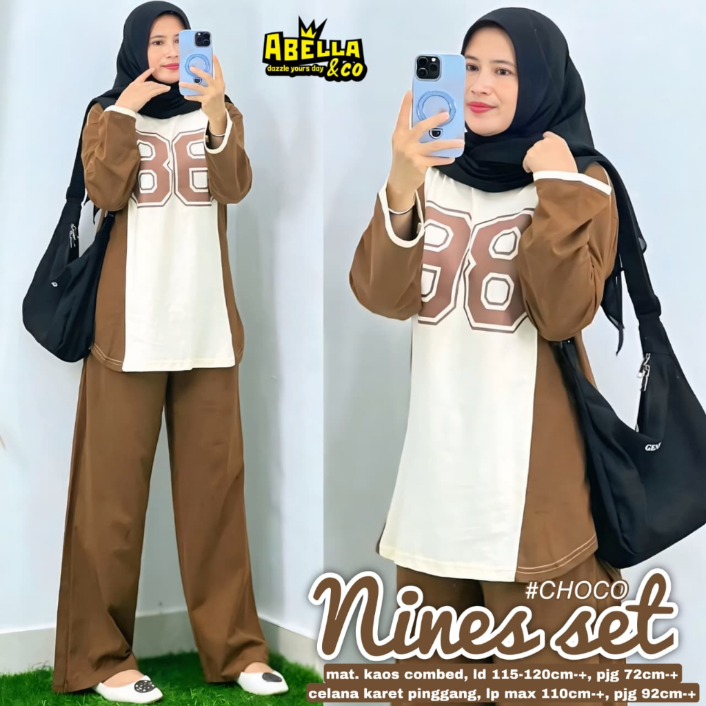 Pakaian Wanita HQ NINES SET From AbELLA FASHION STORE