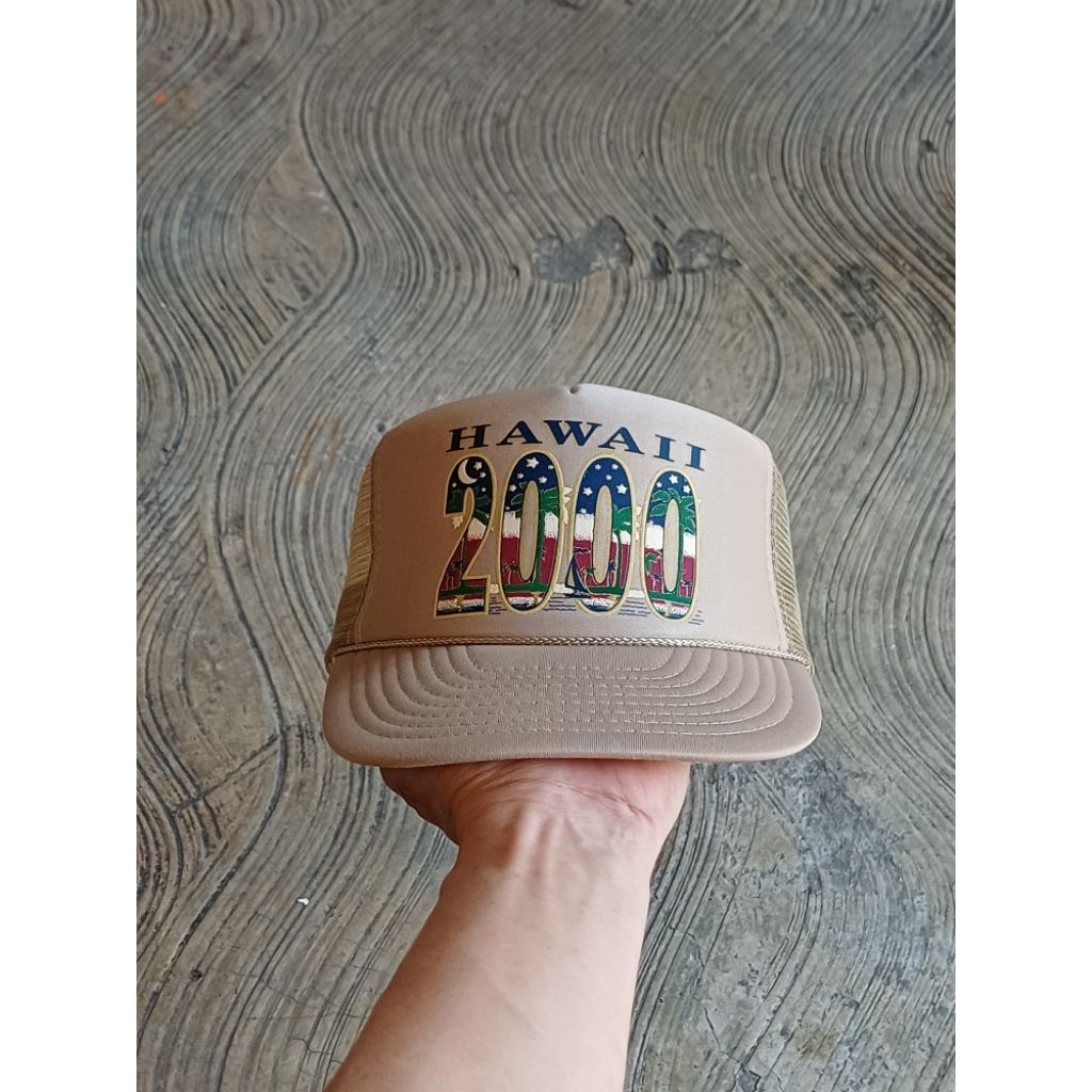 topi trucker vintage hawaii 2000 second