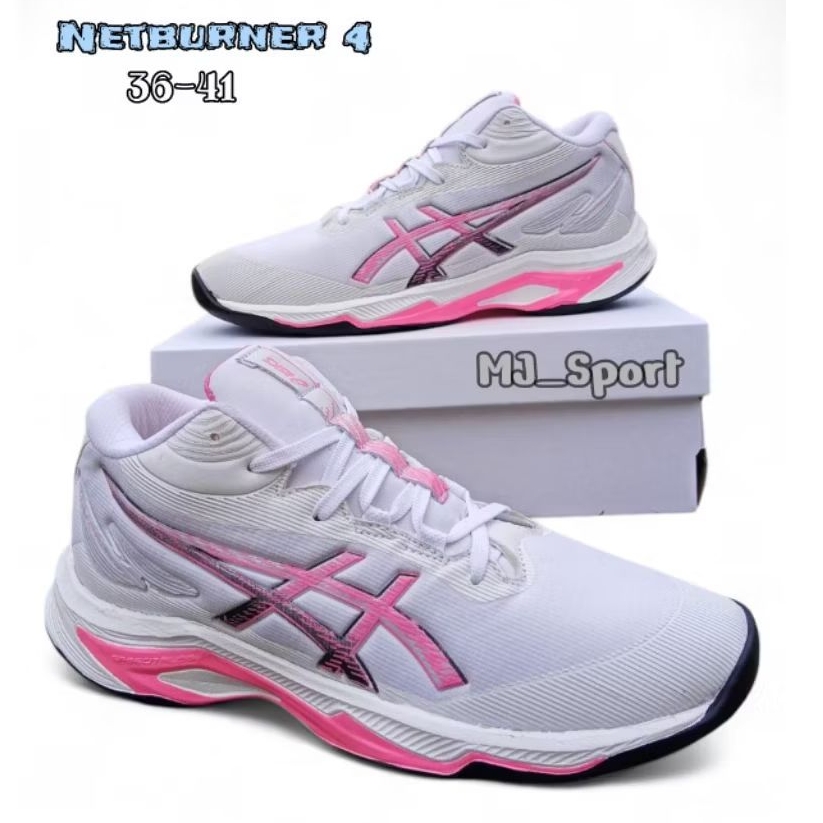 Sepatu Voli Wanita Terbaru Netburner 4 - Sepatu Olahraga Voli Keren Anti Slip - Sepatu Voli Anak Ana