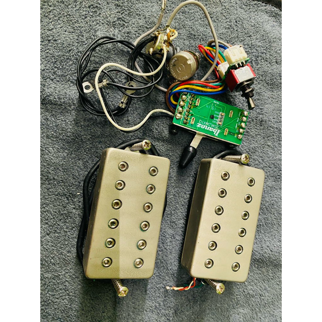 pickup gitar dimarzio fusion edge brushed nickel