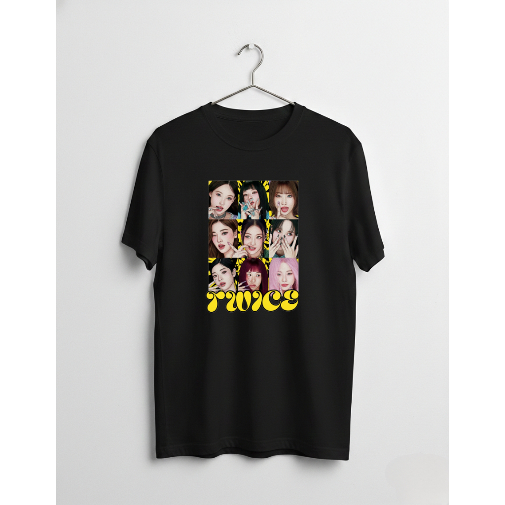 Twice Member Grid T Shirt