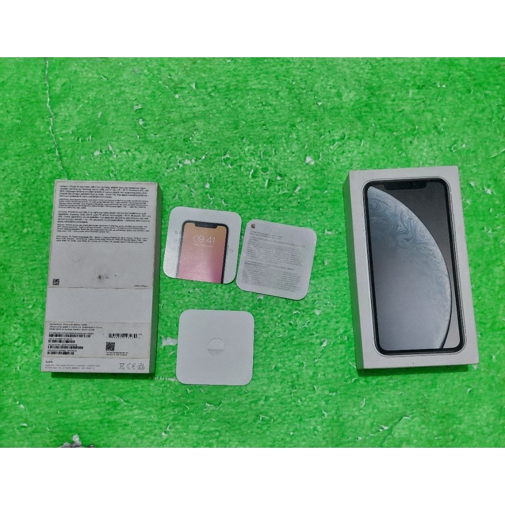 DUS BOX IPHONE XR WHITE ORIGINAL IBOX Ori copotan