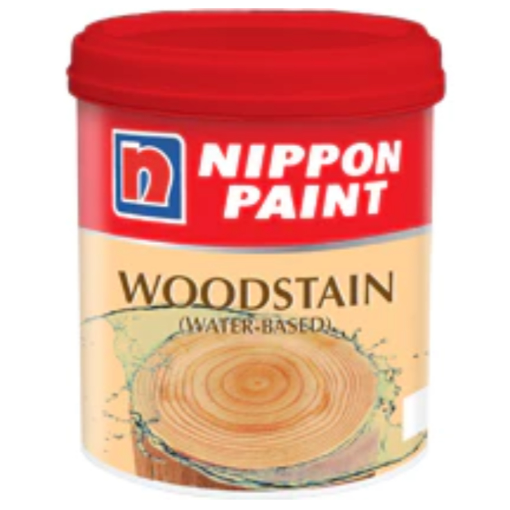 NIPPON WOODSTAIN Cat Kayu Water Based By Nippon Paint *1 Kg*