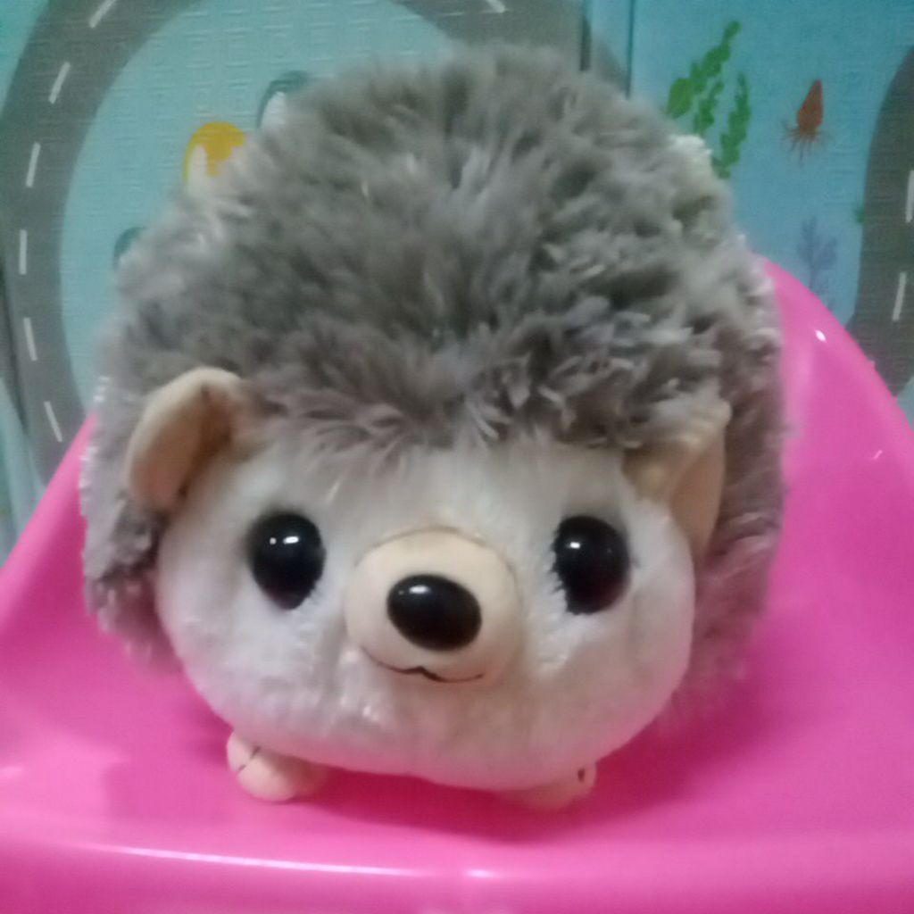 boneka Hewan mainan edukasi mirip landak brand amuse