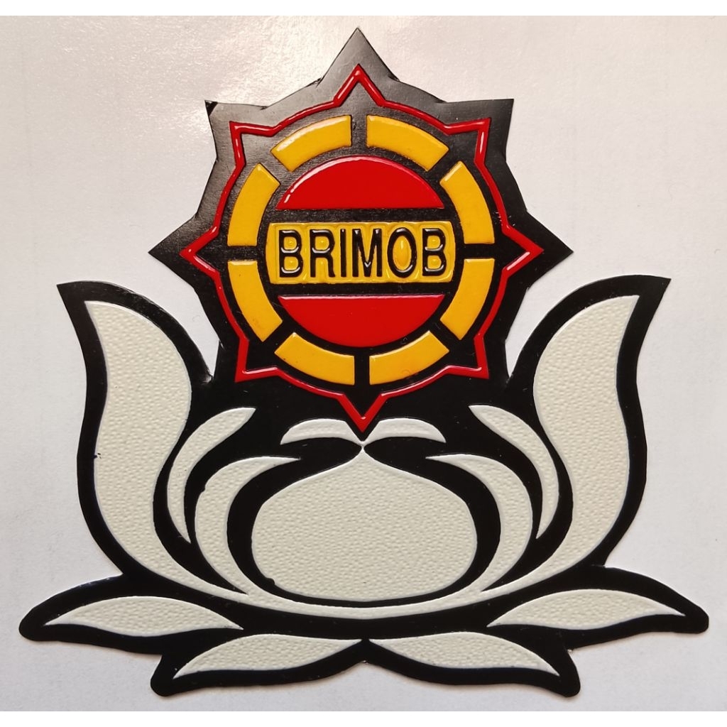 Sticker Embos BRIMOB Motor/Mobil - Sticker  BRIMOB Embos